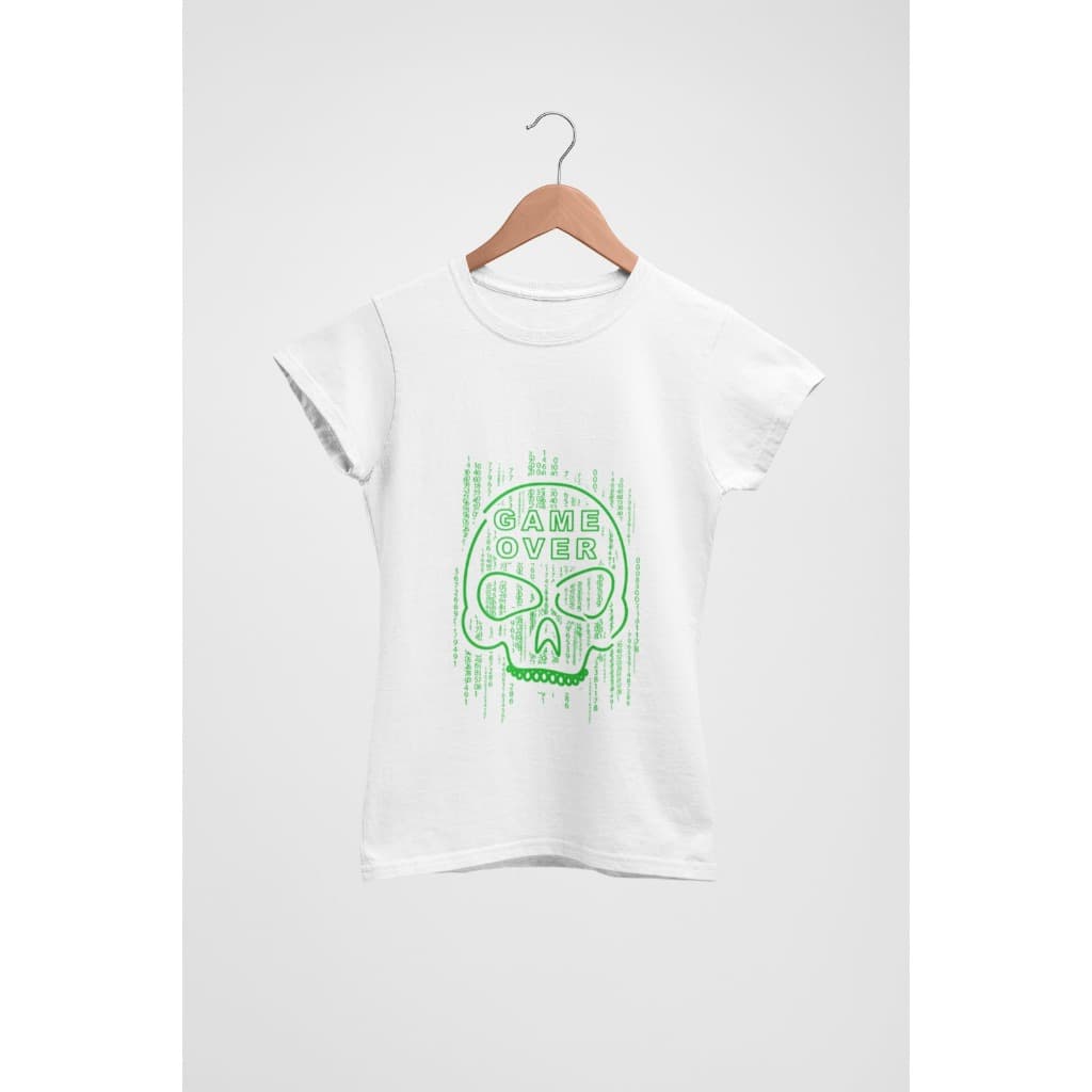Baby Tee Game Over 💀 Estilo Hacker & Gamer Girl