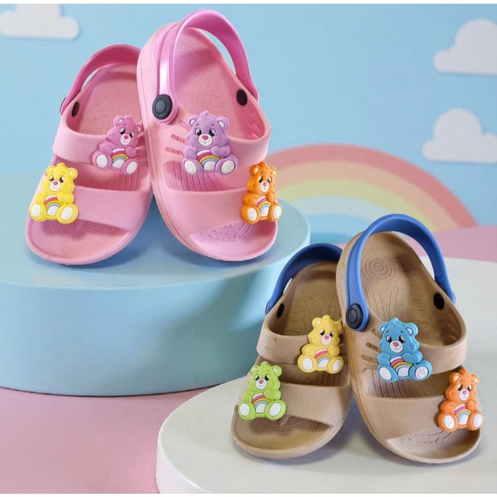 SANDALIA PAPETE BABUCHE INFANTIL URSINHO PERSONAGENS DIVERTIDA VARIAS CORES CONFORTAVEL MACIO LEVE