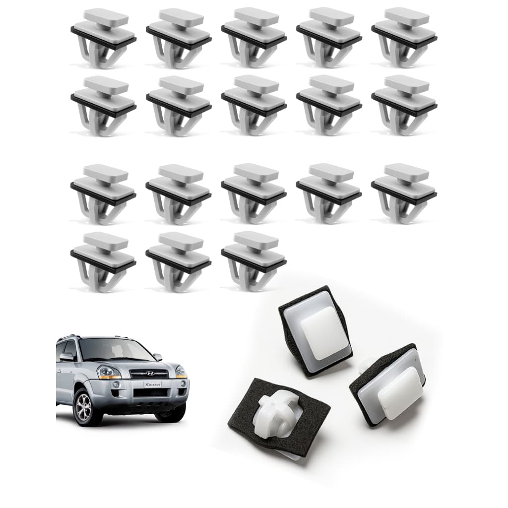 20 Presilha Grampo Friso Spoiler Porta Lateral Tucson 2005 A 2023