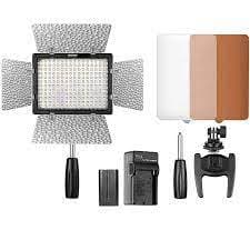 Painel Iluminador Led Yongnuo Yn160 Iii Bi-color + Bateria Cor Da Estrutura Preto