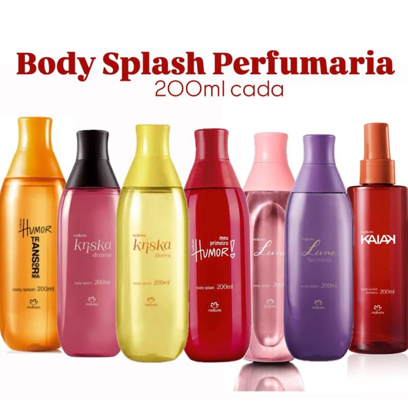 Body Splash Perfumado Natura Feminino 200ml cada Original -Escolha uma Variação