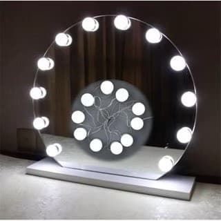 Kit 10 Lâmpadas Camarim Penteadeira Arandela Iluminação Luz De Led Para Maquiagem Se Maquiar 3 Cores