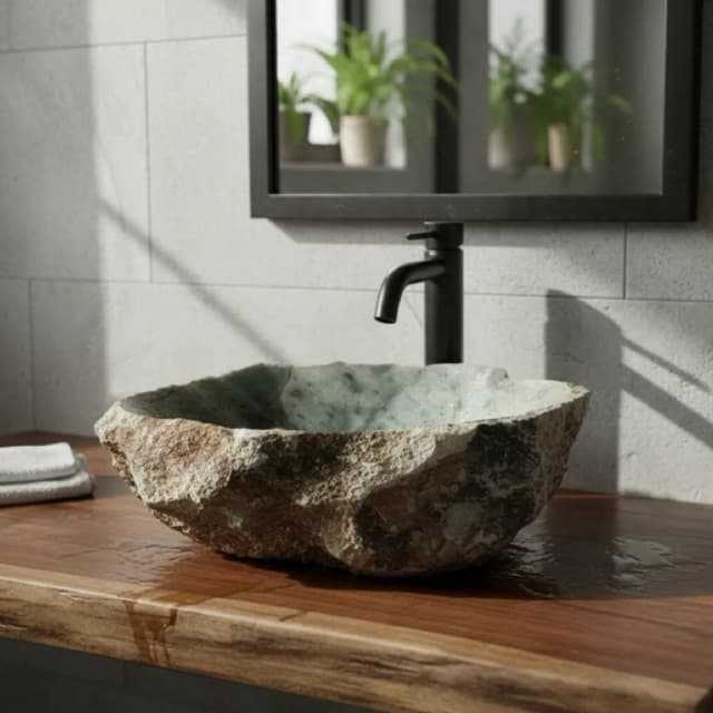 Cuba de Pedra Modelo de Luxo Verde Raro + Brinde Òtimo Presente Dia Das Mães