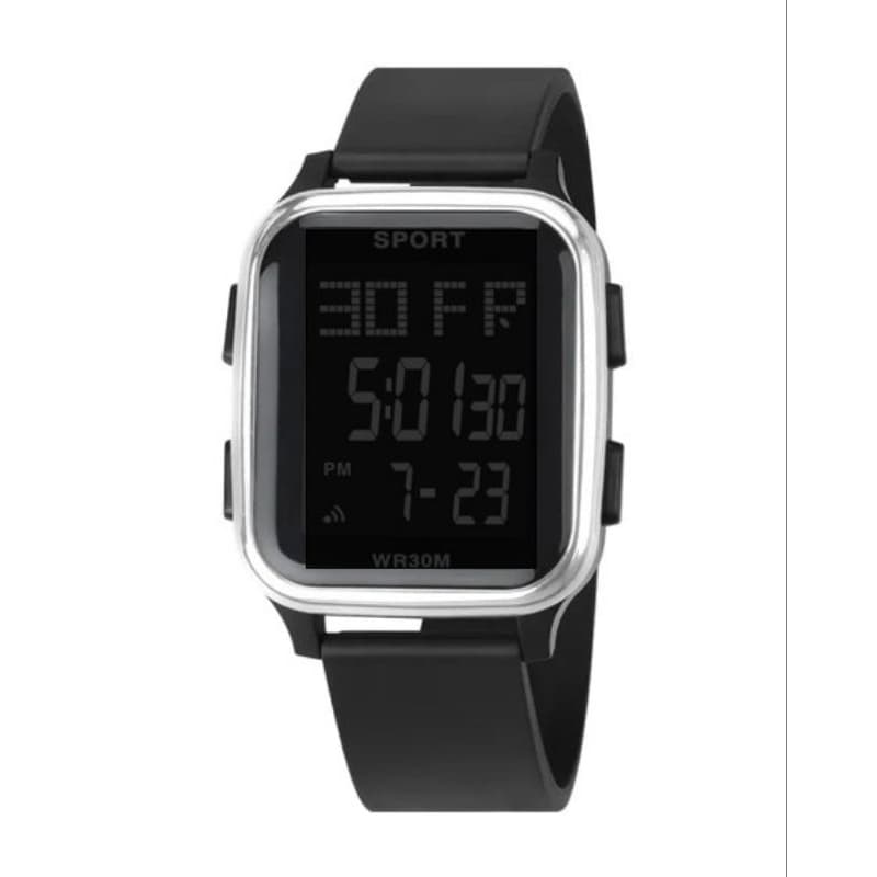 Relógio Esportivo Retro Varias cores Masculino e Feminino Digital a prova dagua Pulseira silicone Luz noturna