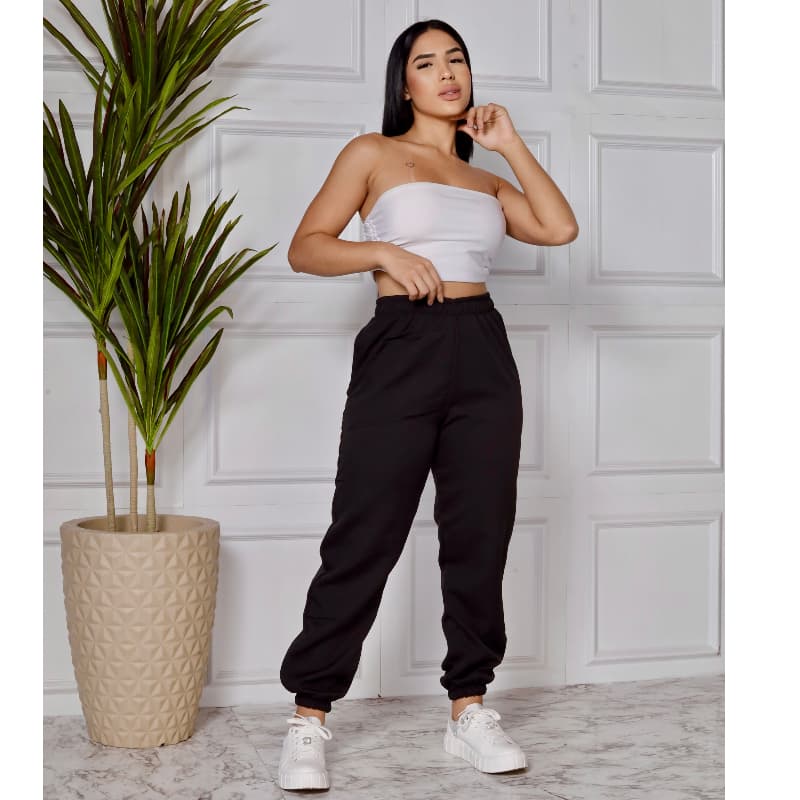 Calça Jogger Feminina Alfaiataria