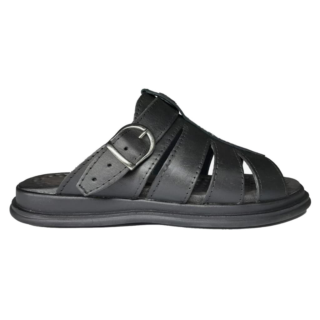 Chinelo Masculino Couro Franciscano Salomé Confortável Ortopédico Anatomico
