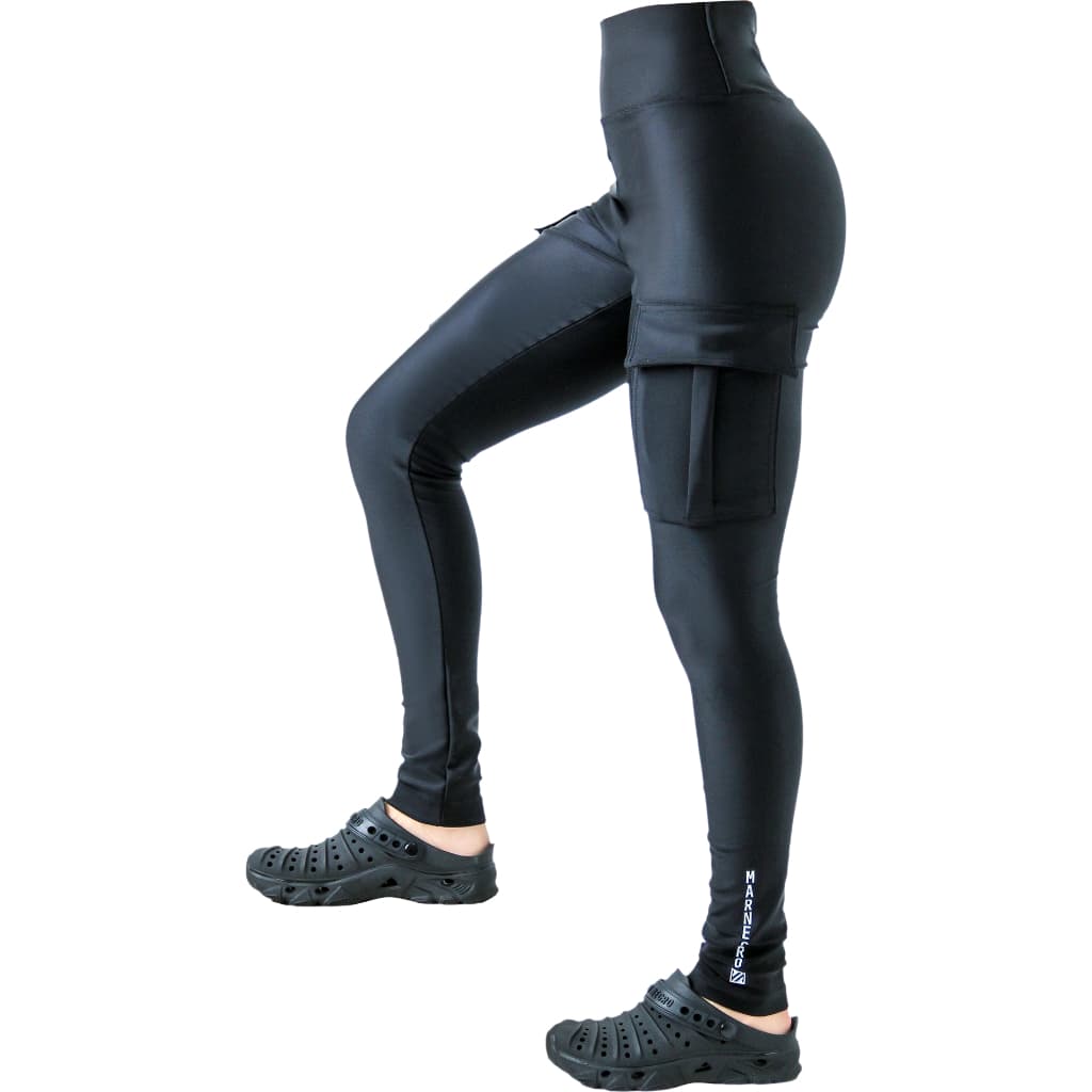 Calça Legging Mar Negro Feminina De Pesca Sports Preto Verde chumbo mulher