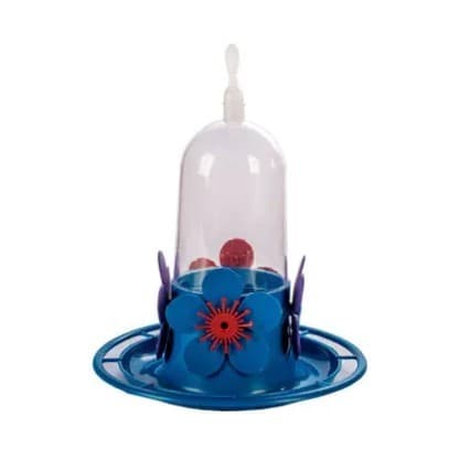 Bebedouro para Beija-Flor - Modelo Bandeja com Poleiro - Cores Diversas