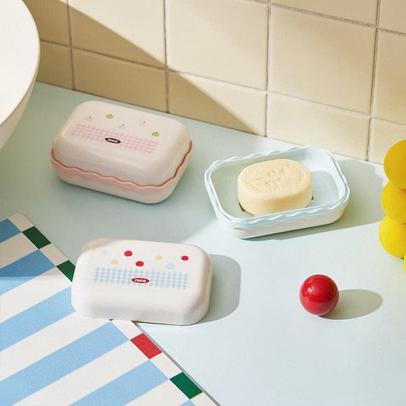 Porta Sabonete- Saboneteira Infantil de pia para Menino e Menina ideal para viagem, Passeio, Escola