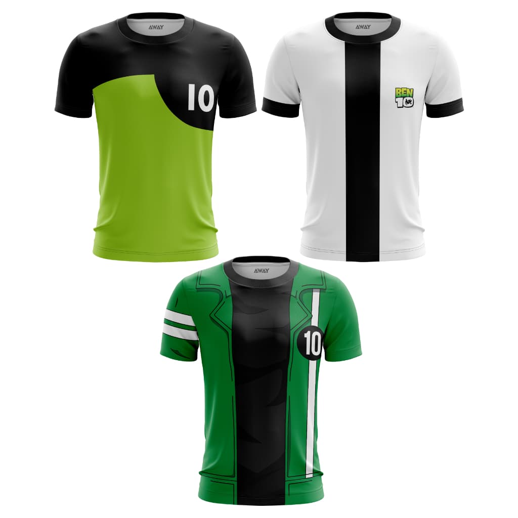 Camisa Camiseta Traje 3D Ben 10 Dry fit - Com Proteção Uv50+ / Treino / corrida / casual / Academia (Unissex)