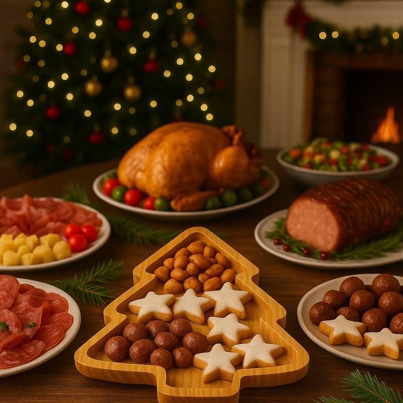 Petisqueira Árvore de Natal em Madeira Pinus