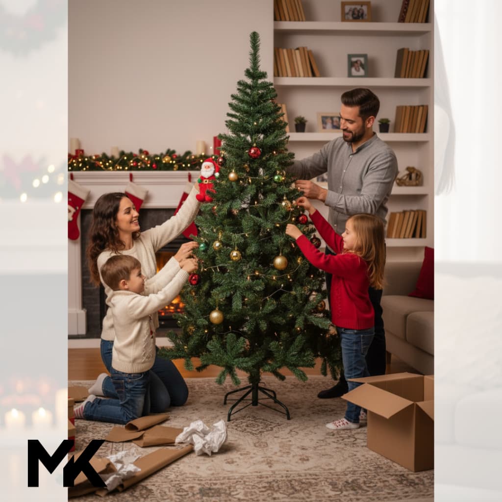 Arvore Natalina Artificial 2,1m Densa 1100 Galhos Verde Realista Decoracao Festiva Natal