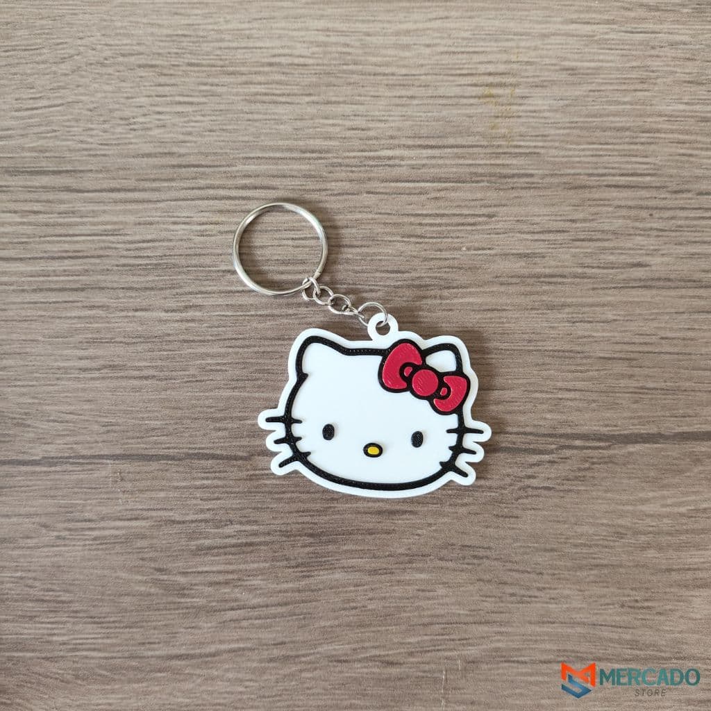 Chaveiro Hello Kitty Kawaii – Acessório Fofo e Perfeito para Presentear inspirado