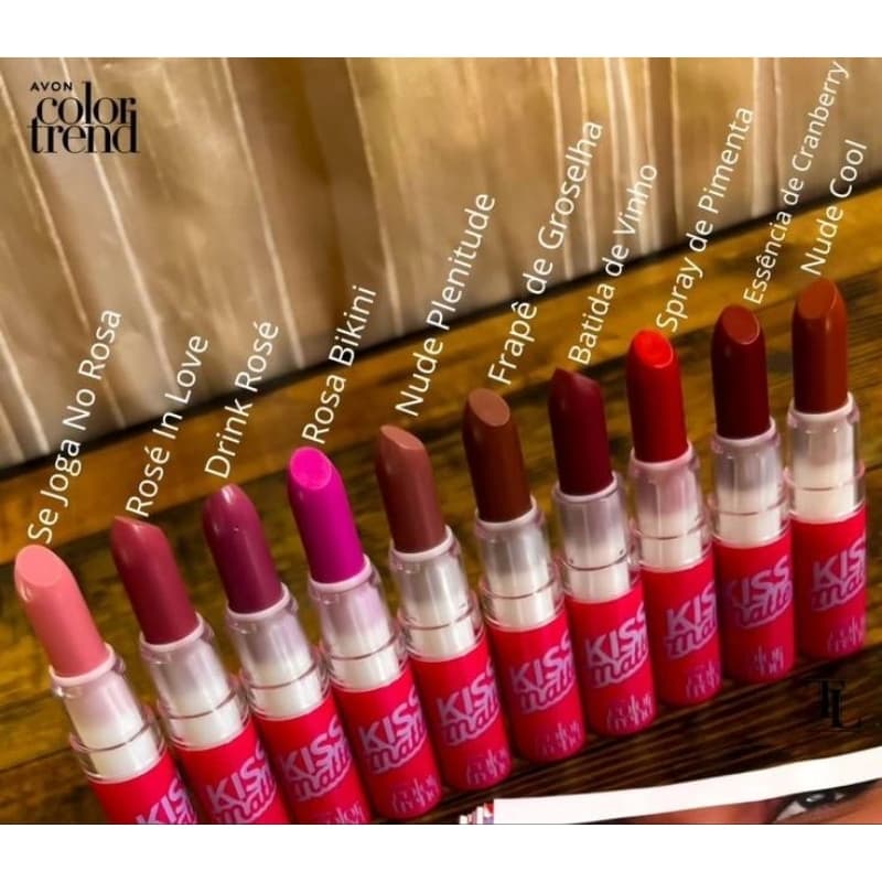 Batom kiss matte Avon