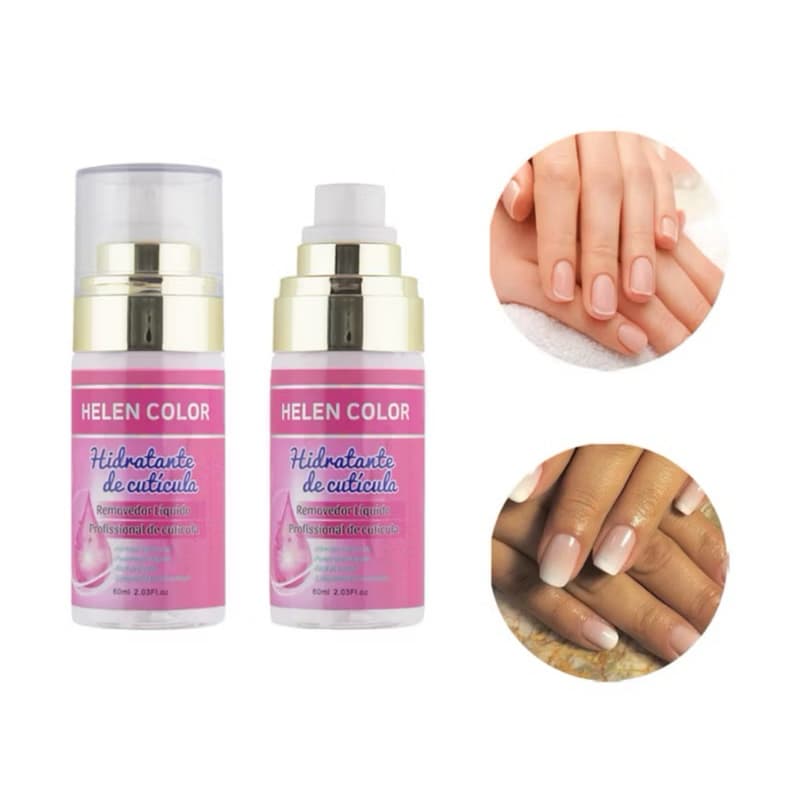 Hidratante e Removedor de Cutículas Helen Color 60ml – Amolecedor de Cutículas Profissional