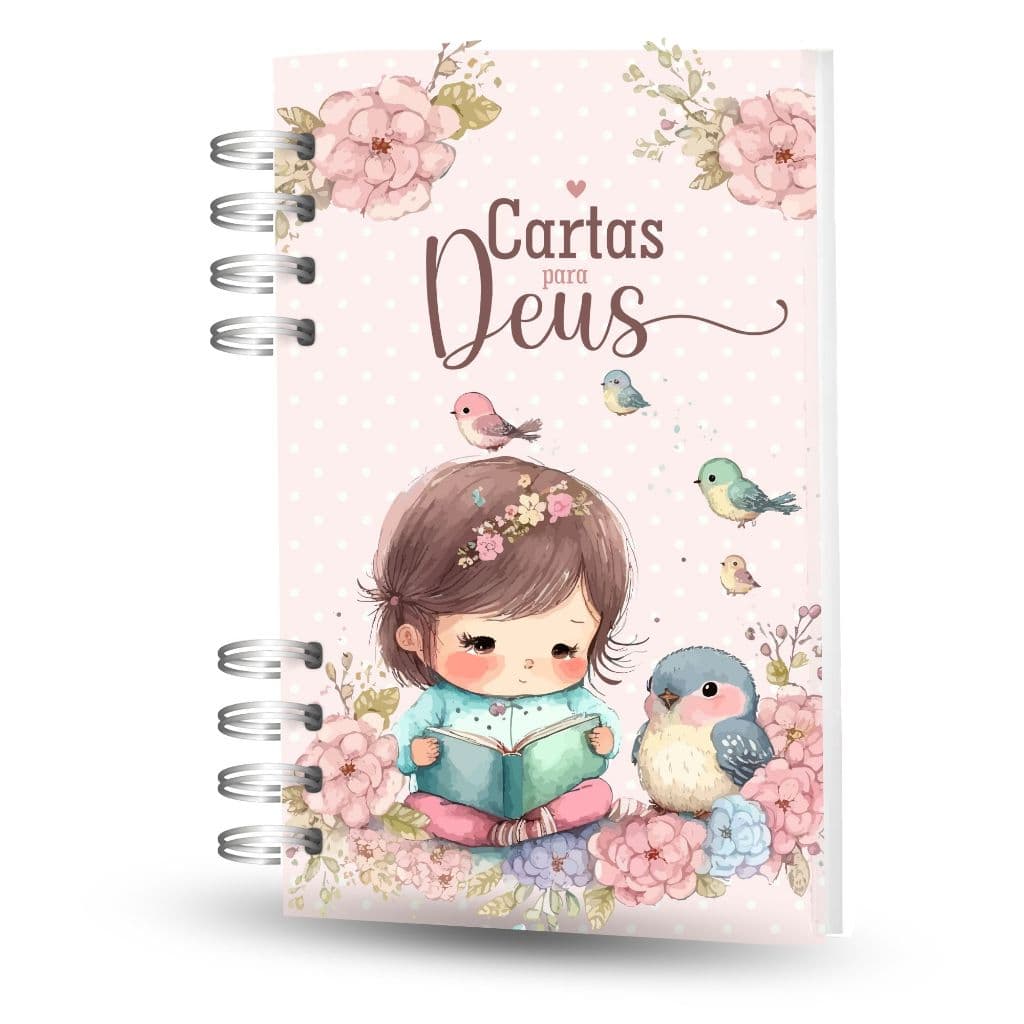 Agenda Caderno Cartas Para Deus – Diário Cristão de Oração e Gratidão | 200 Páginas | Capa Dura Premium