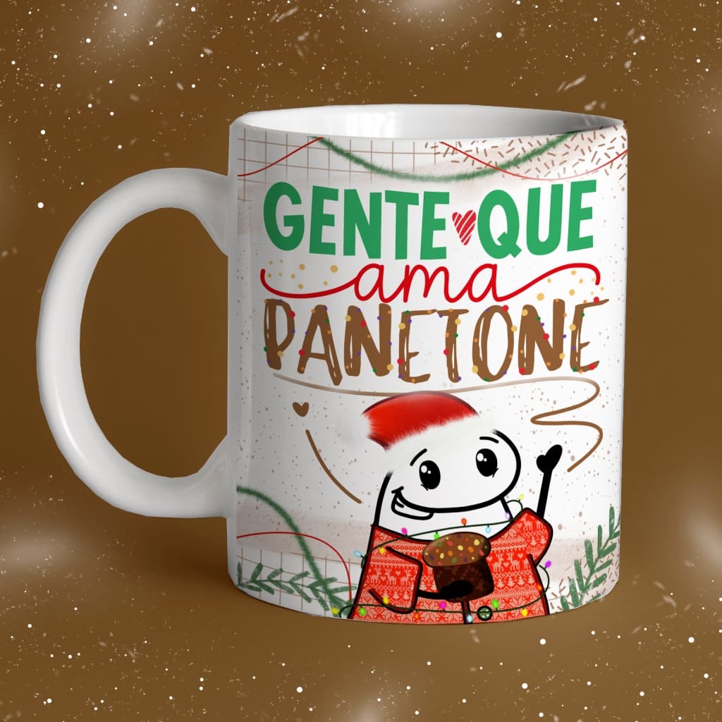 Caneca personalizada natal flork, feliz natal, flork, festas, final do ano
