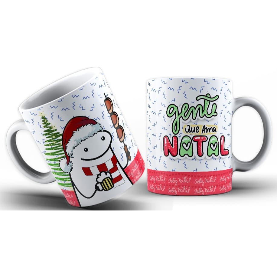 Caneca Flork natal personalizada, feliz natal, flork, festas, final do ano, presente de natal