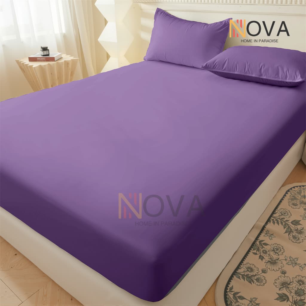 LILAS Novo dark gray estilo cor sólida Jogo De Lençol 02 e 03  Peças Não Desbota SOLTEIRO CASAL QUEEN