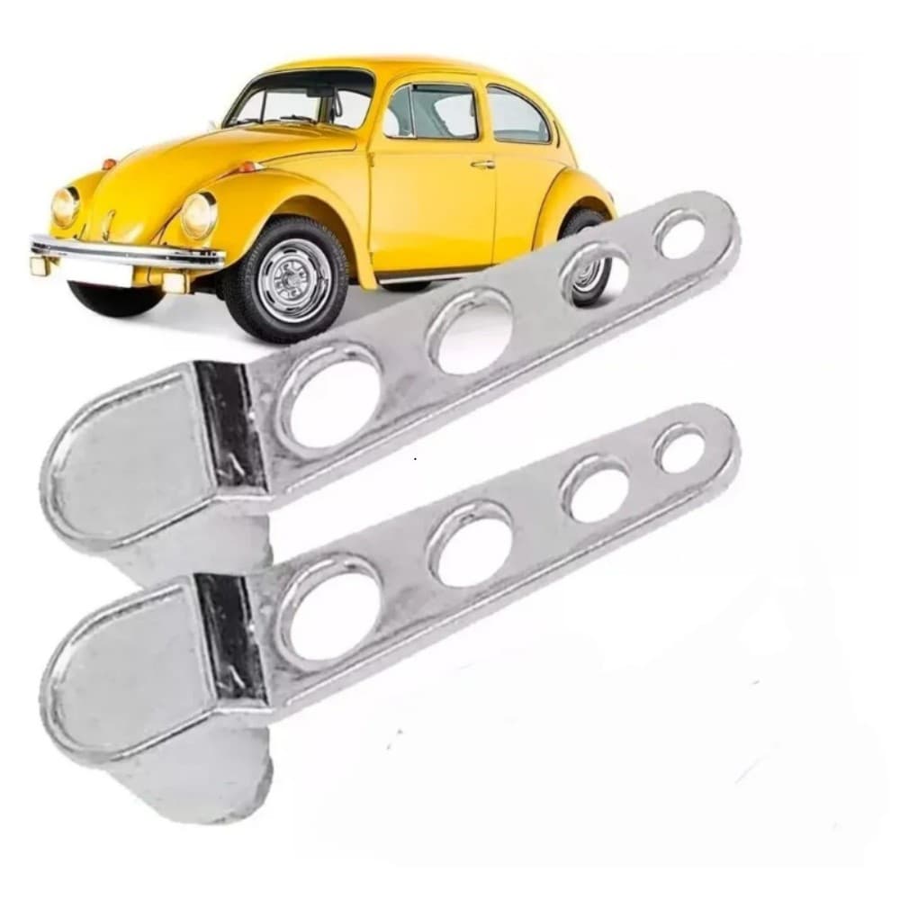 Par de Maçanetas internas  Metal Cromada Fusca 1959 a 1970/Kombi  modelo Sport