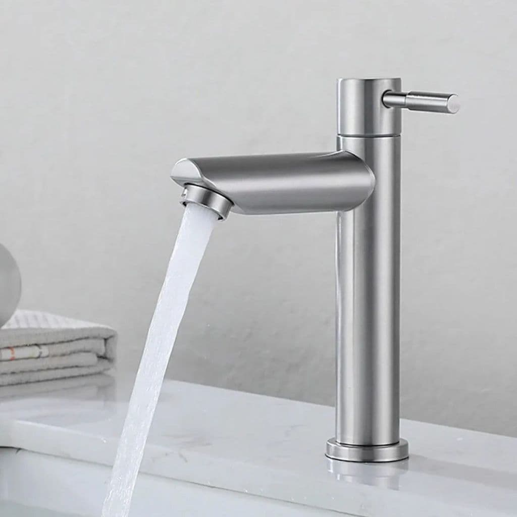 Torneira Banheiro Inox Premium Bancada Moderna