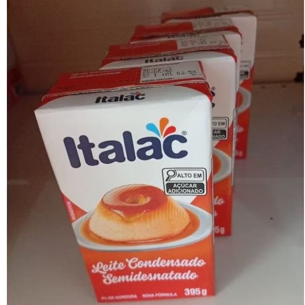 kit 4 un Leite condensado semidesnatado