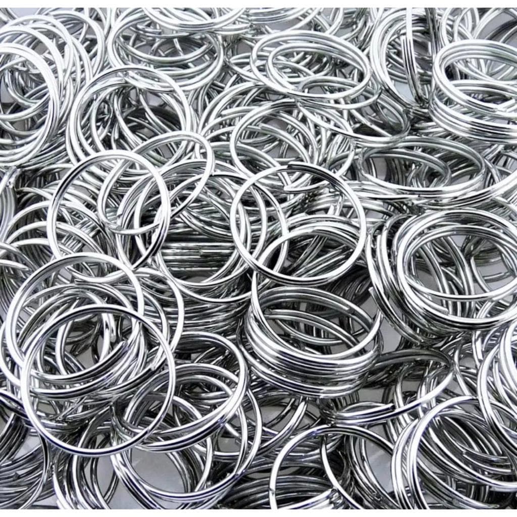 100 ARGOLA PARA CHAVEIRO - 22MM QUALIDADE MELHOR PREÇO