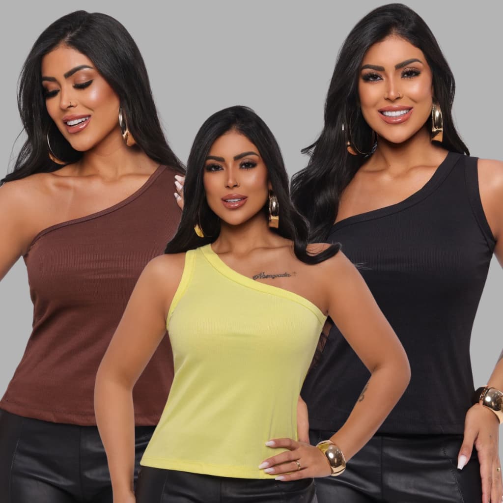 Blusa Feminina Blusinha Básica Elegante Blogueira Plus Size Slim Tendência Verão Leve Envio Imediato