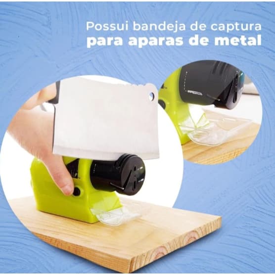 Amolador Portátil para cozinha doméstica Elétrico Afiador Tesoura Cutelo Ferramentas Amolador de Facas CF05