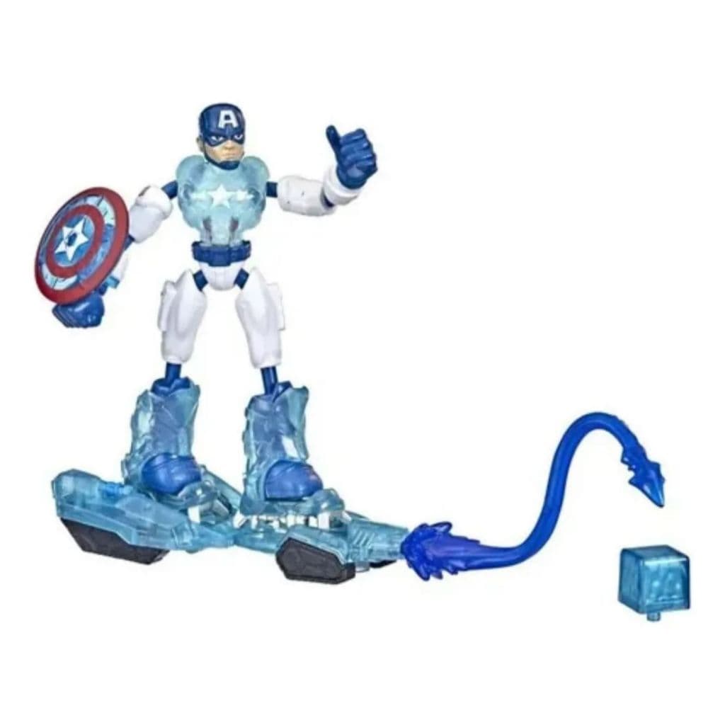Figura Ação Capitão América Missão No Gelo Marvel Avengers