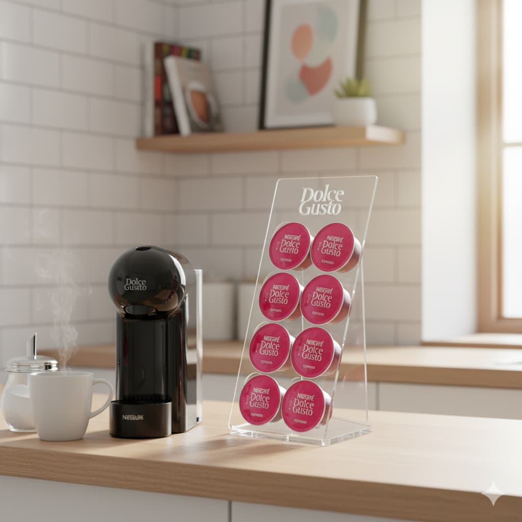 Suporte Organizador de Cápsulas de Café – Design Moderno e Funcional