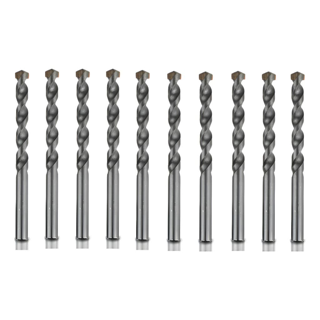 Kit 10 Brocas De Widea 8mm Concreto, Piso, Bosch Makita