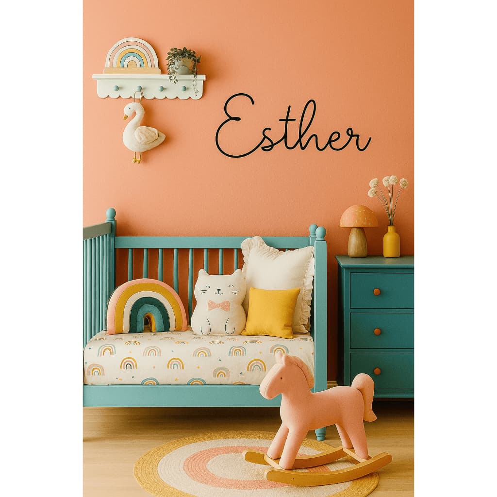 Adesivo de Parede Personalizado nome com 50 cm