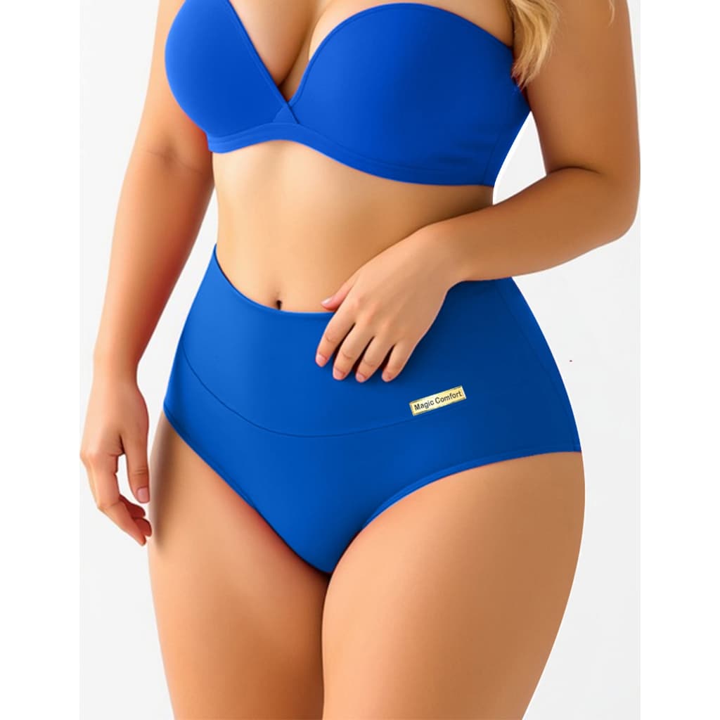 Calcinha Plus Size G1 e G2 Cós Alto Segura Barriga Zero Barriga