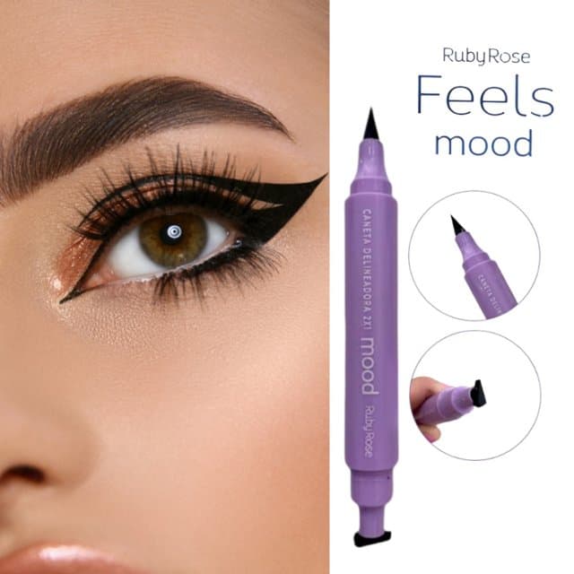 Caneta Delineadora 2x1 MOOD – Gatinho Perfeito e Longa Duração