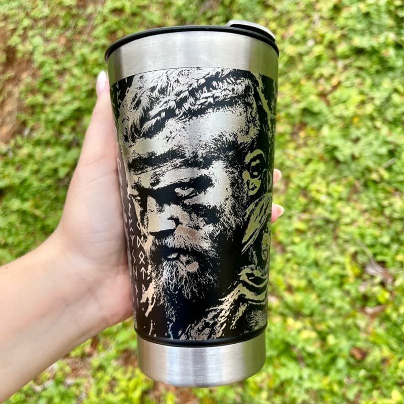 Copo Térmico VIKINGS 473ml – Personalizado em Gravação 360° a Laser
