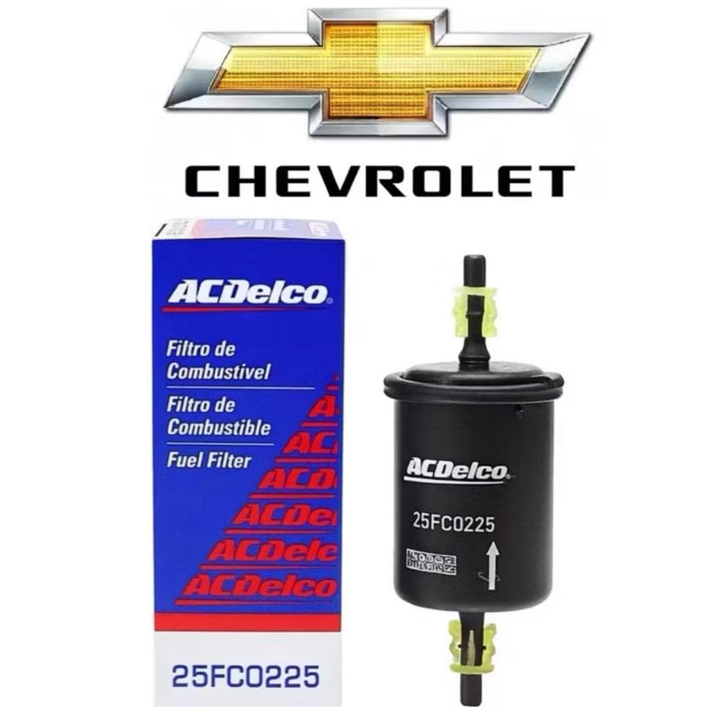 Filtro Combustível Original Chevrolet GM Acdelco Flex/Álcool 25FC0225 Celta/Corsa/Montana/Onix