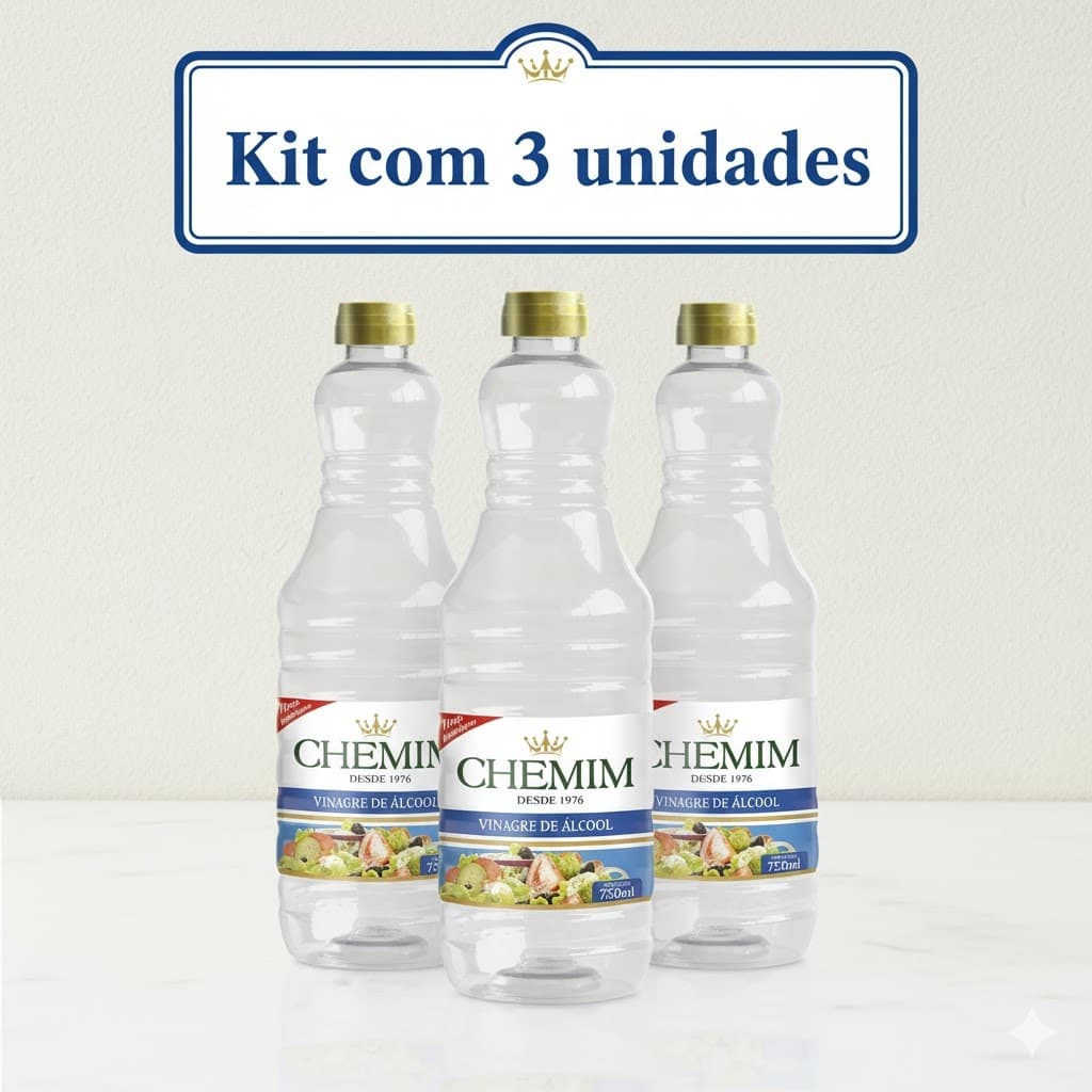 Vinagre de Álcool Chemim 750ml