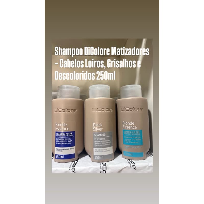 Shampoo DiColore Matizadores – Cabelos Loiros, Grisalhos e Descoloridos 250ml