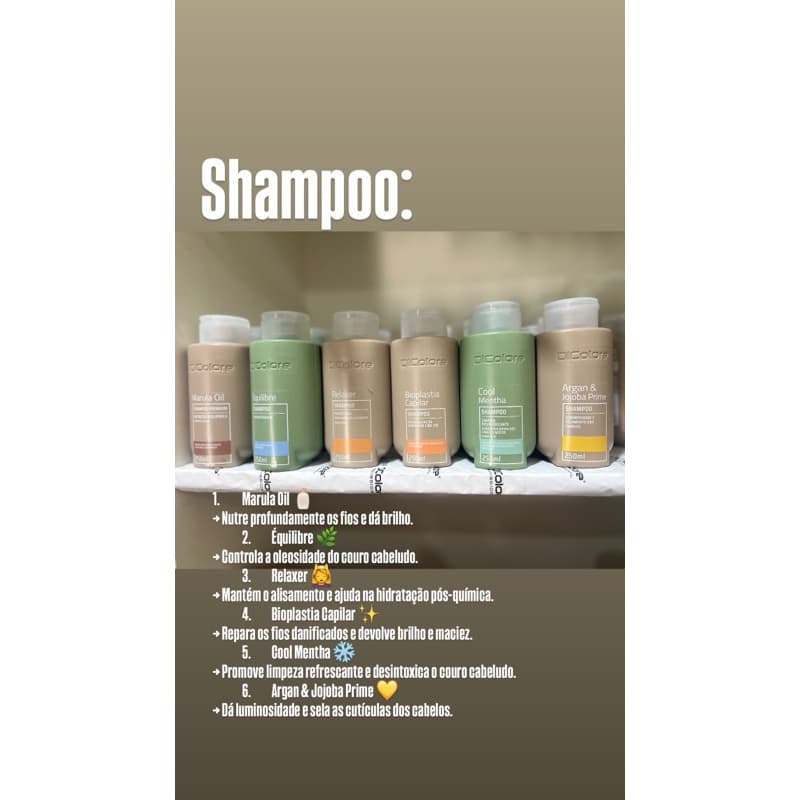 Shampoo DiColore [Tipo/Ativo Principal] – [Benefício Principal] 250ml