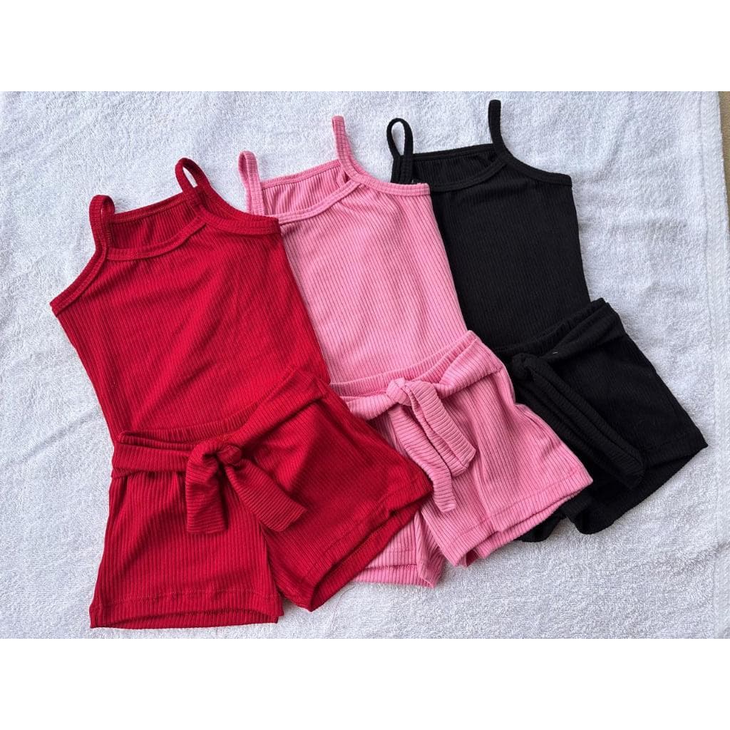 conjunto infantil feminino regata e short verao