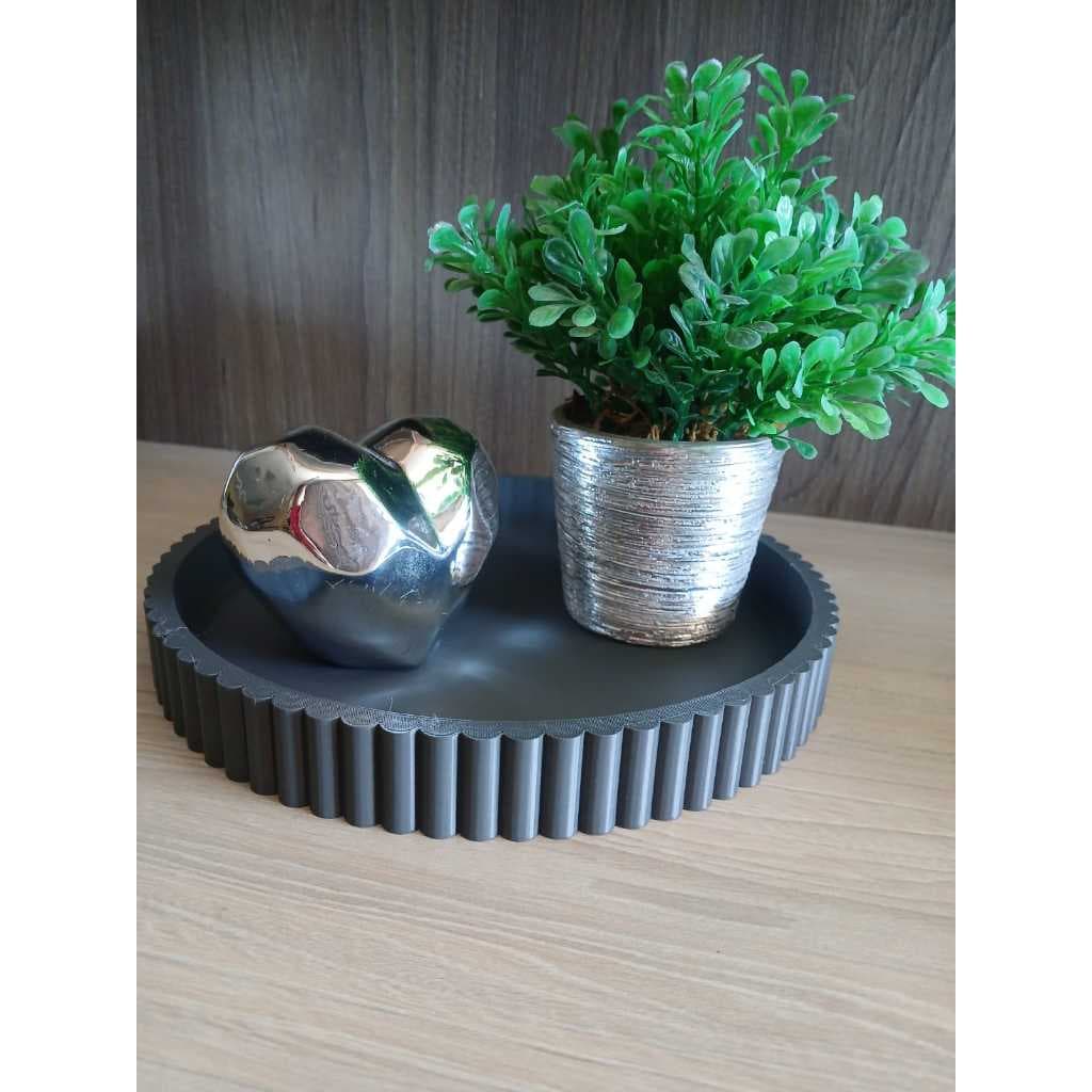 Bandeja decorativa em 3D I Bandeja para acessórios I porta objetos I Porta joias