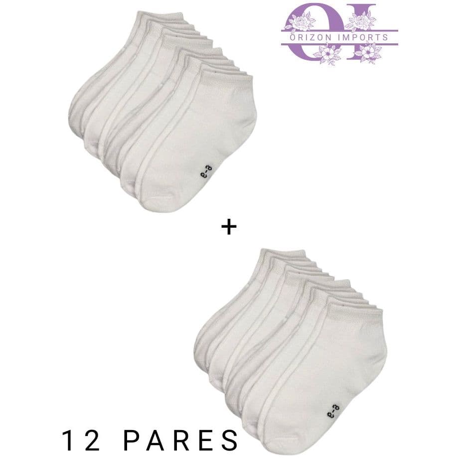 KIT MEIAS ESCOLARES 12 E 6 PARES