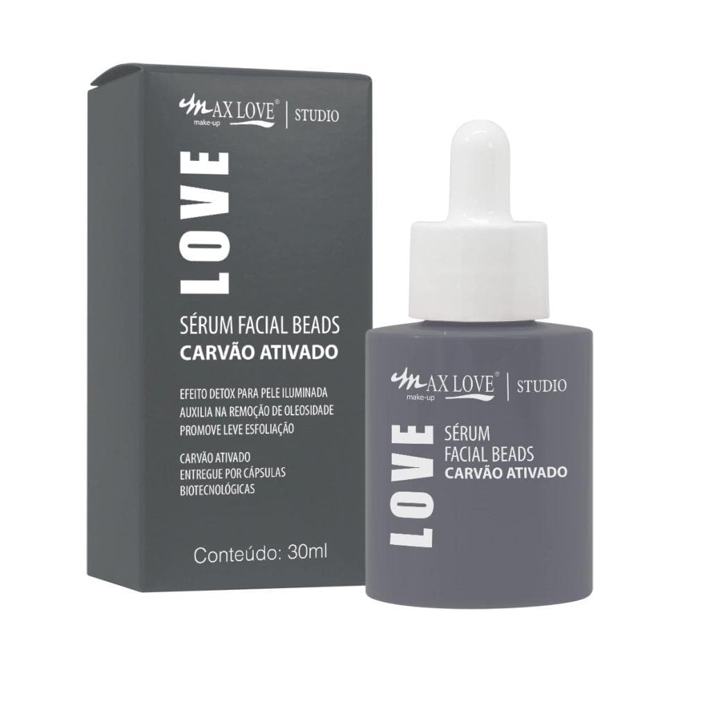 Serum Facial Esfoliante Max Love Carvão Ativado