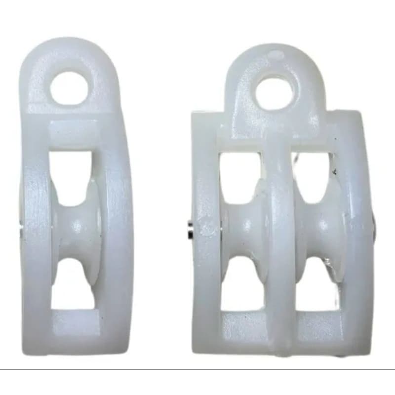 KIT 06 CARRETILHAS PARA REPOSIÇÃO EM VARAIS DE TETO TRADICIONAL/4 SIMPLES E 2 DUPLAS /BRANCA OU PRETA