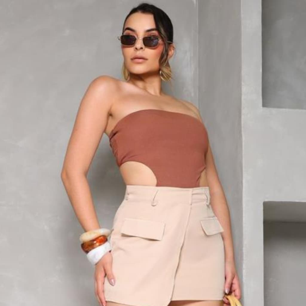 Body Feminino Tomara que Caia Regata Lisa Moda Básica dia dia Suplex Premium Promoção