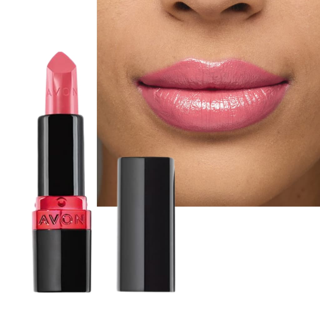 Batom Ultra cremoso Avon Rosa Queimado | Hidratação e Cor Intensa | Maquiagem Original