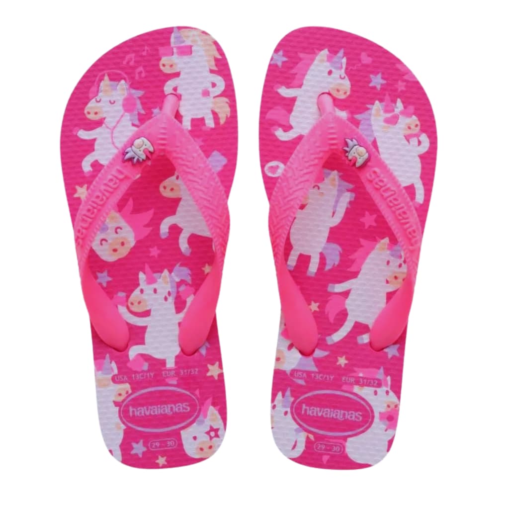 Chinelo kids fantasy Infantil Unicórnio