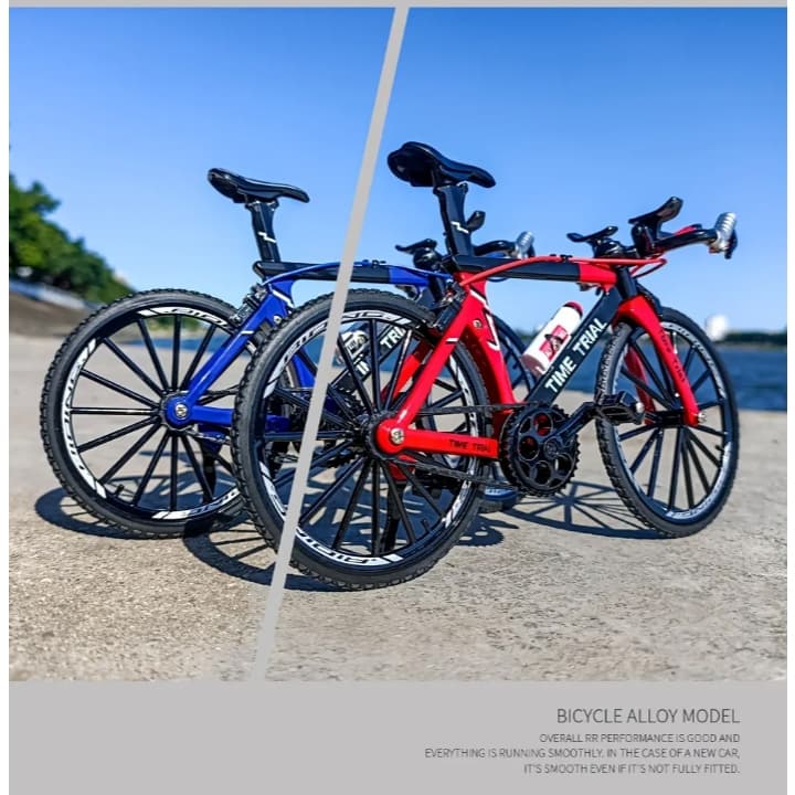 Mini Bike Speed Triathlon Colecionável - Replica Premium de Metal