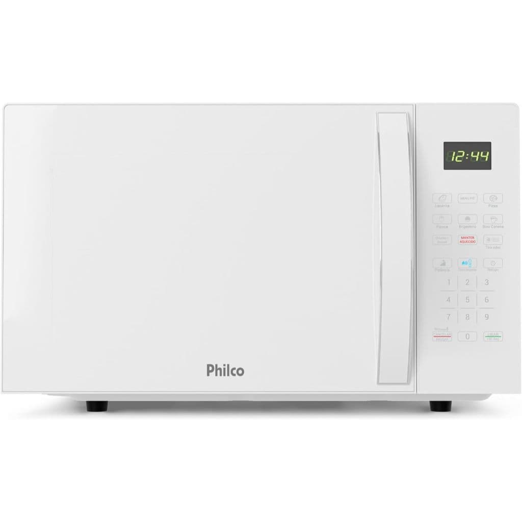 Micro-ondas Philco PMO30B 28L 1100W Com Função Descongelar Rápido Trava de Segurança Display Digital